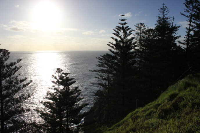 Sunset on Norfolk Island, photo by Grant Charsley